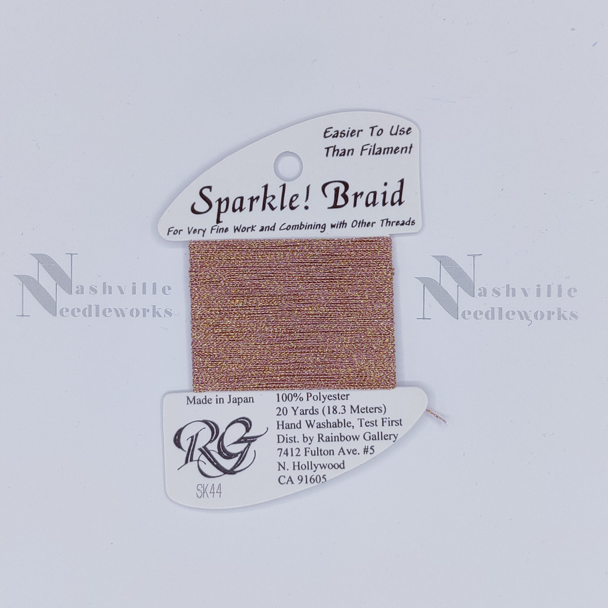 Sparkle Braid - SK44 Golden Mauve