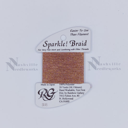 Sparkle Braid - SK45 Dark Golden Mauve