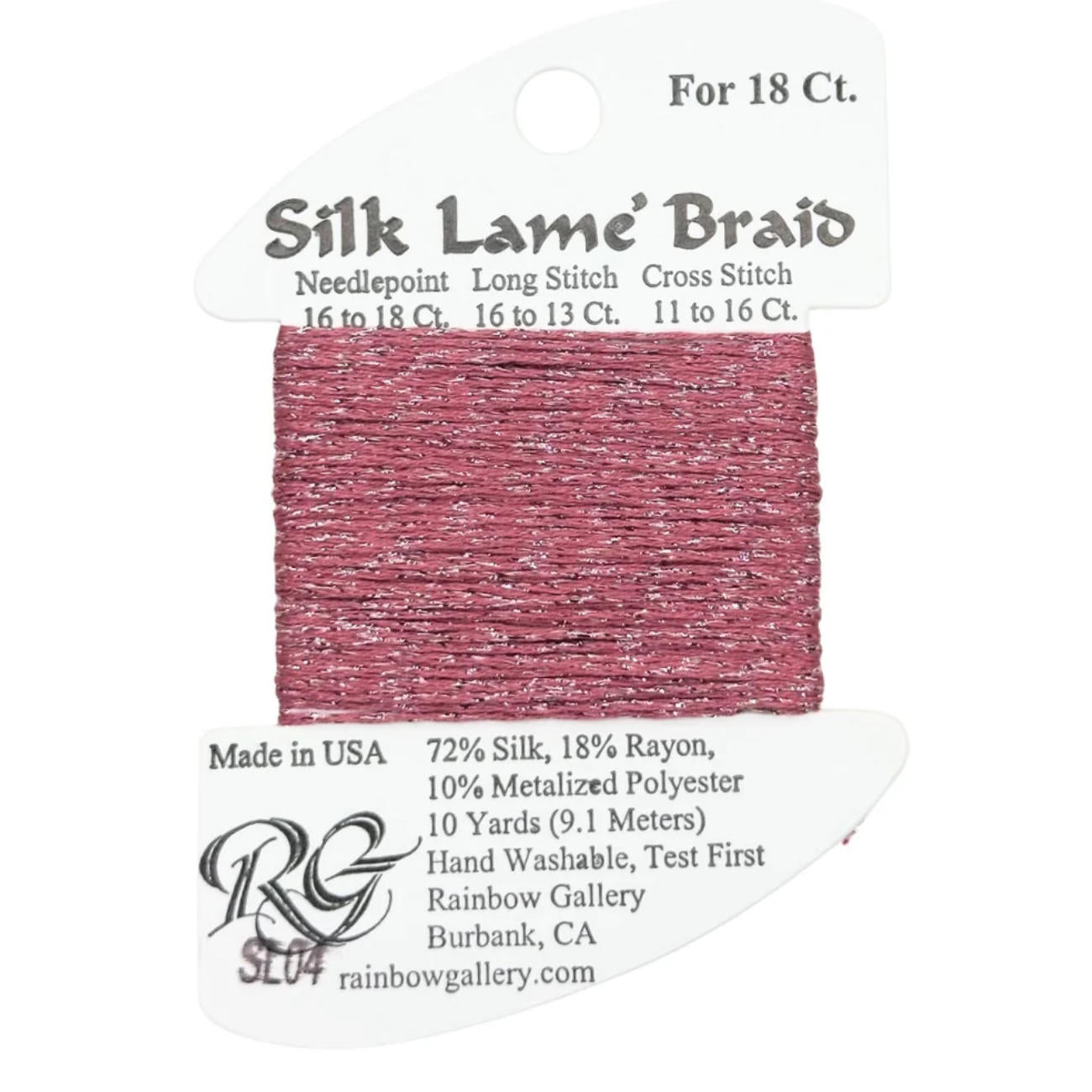 Silk Lame 18 - SL04 Antique Rose