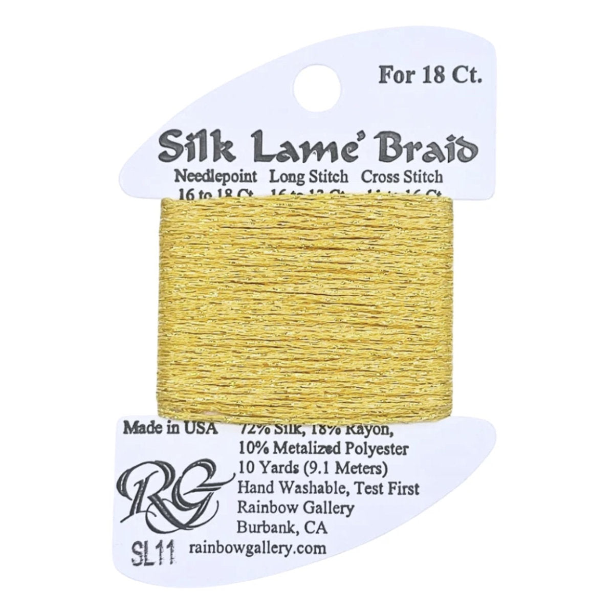 Silk Lame 18 - SL11 Yellow