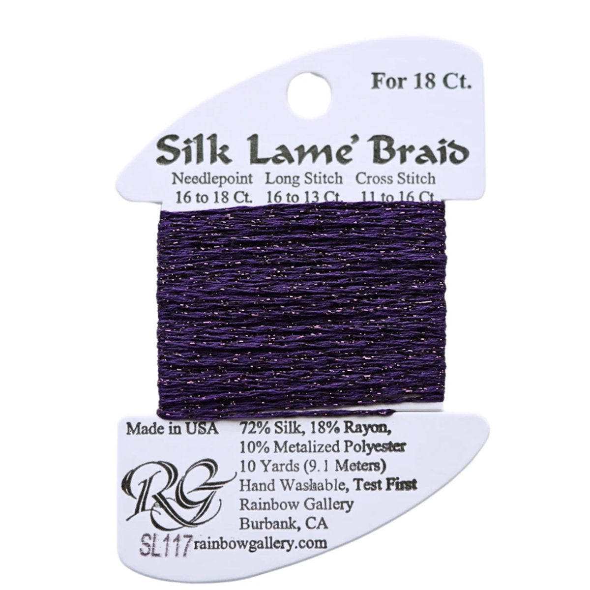 Silk Lame 18 - SL117 Dark Violet