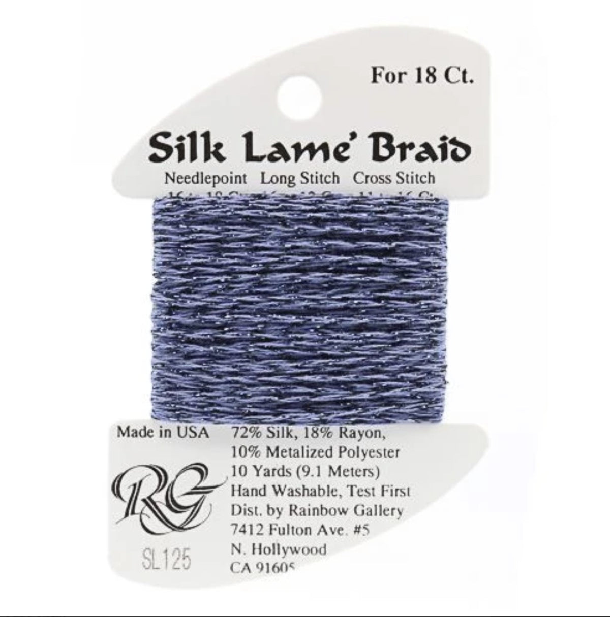 Silk Lame 18 - SL125 Denim