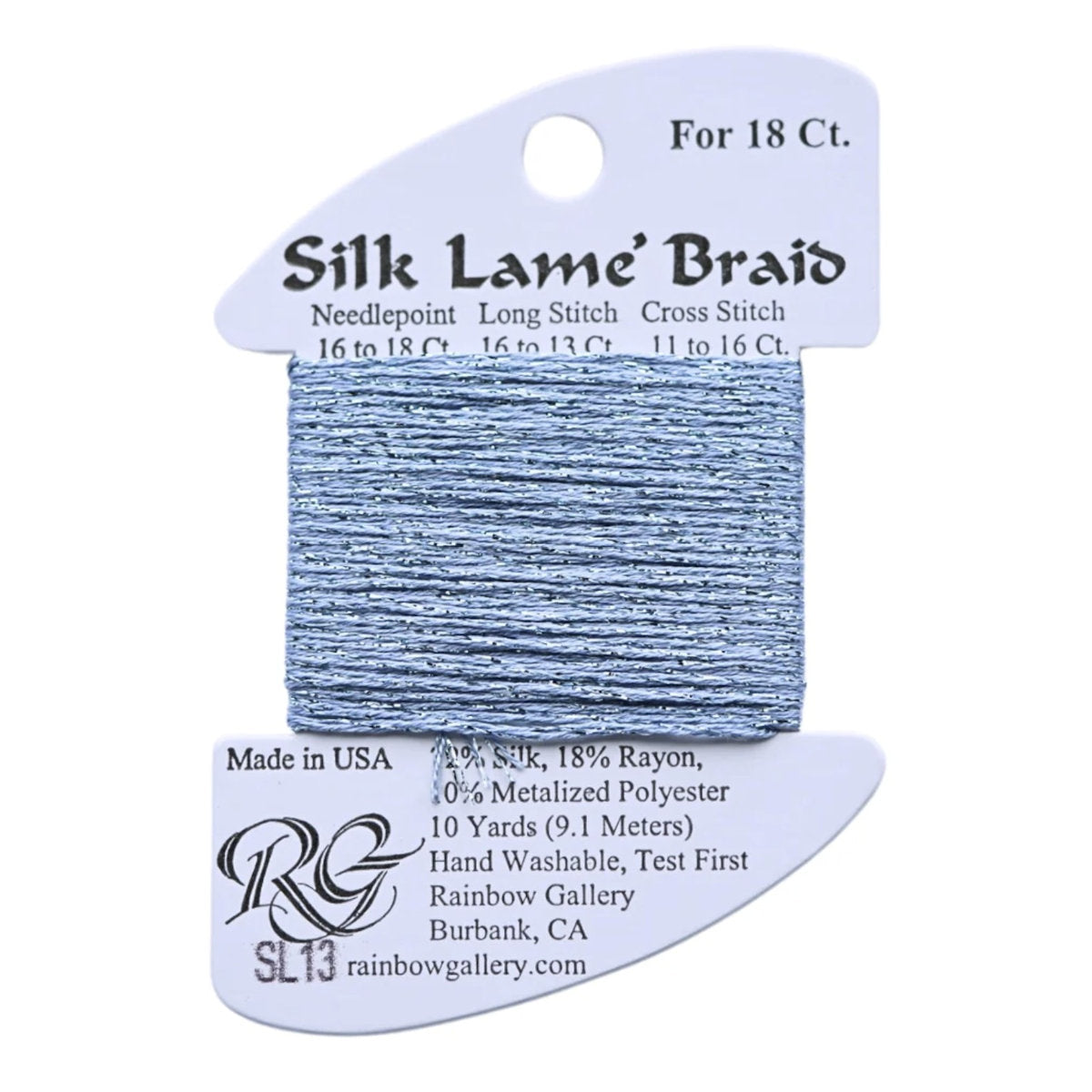 Silk Lame 18 - SL13 Sky Blue