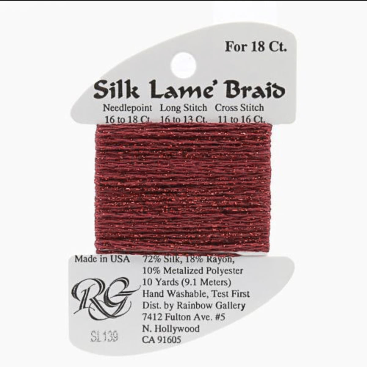 Silk Lame 18 - SL139 Cardinal