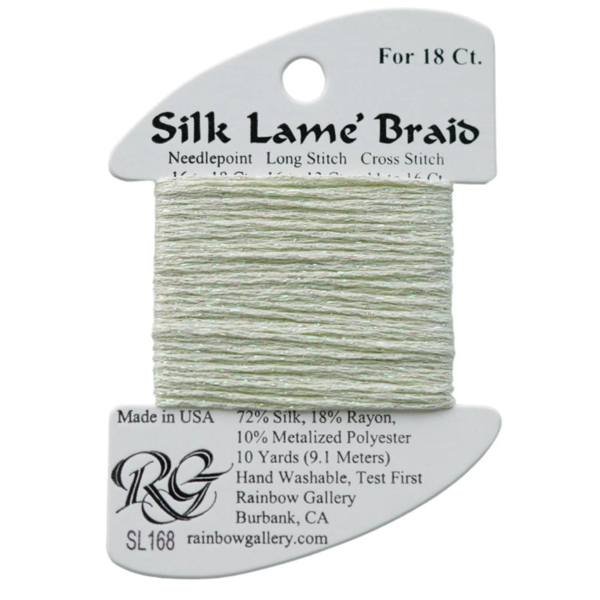 Silk Lame 18 - SL168 Seafoam