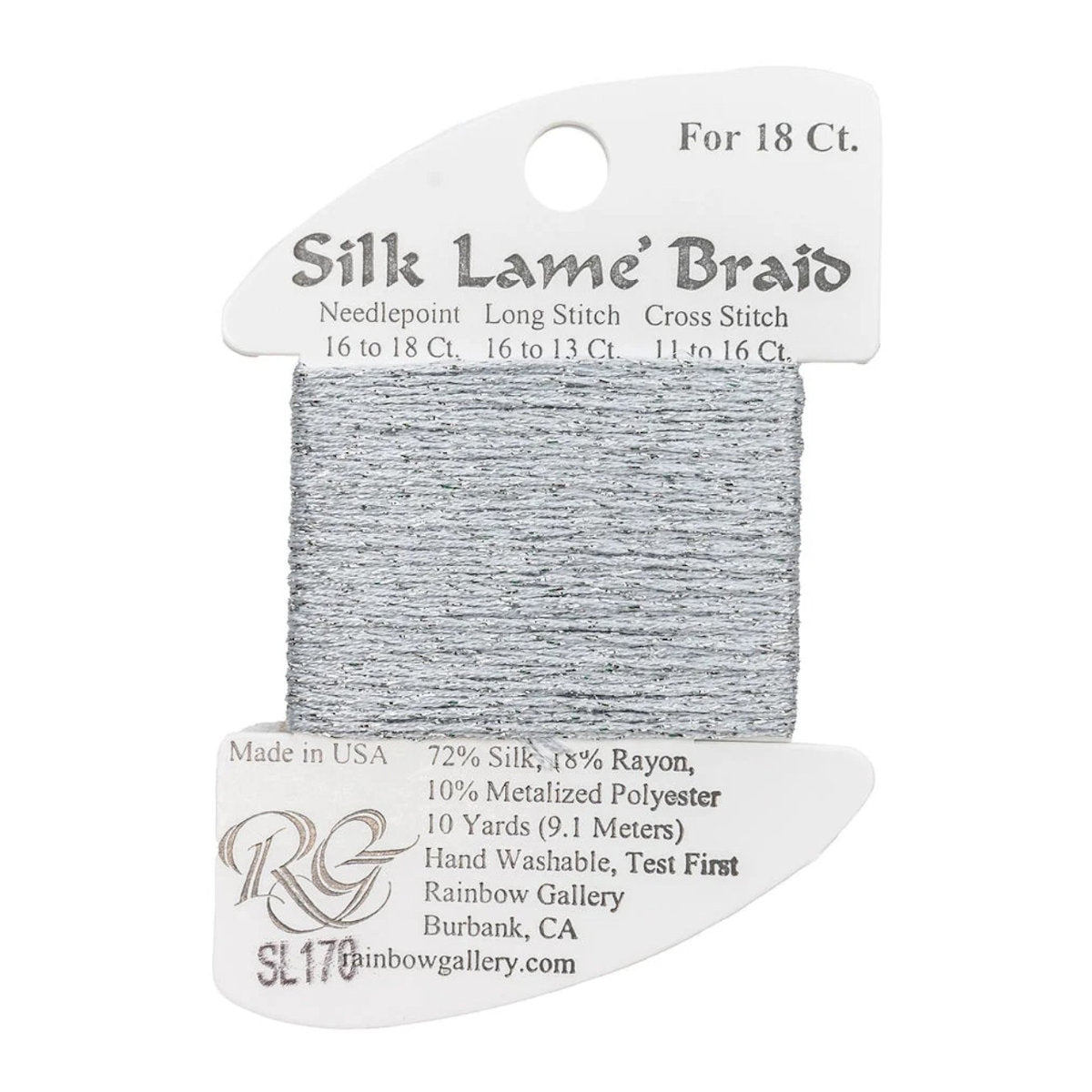 Silk Lame 18 - SL170 Blue Fog