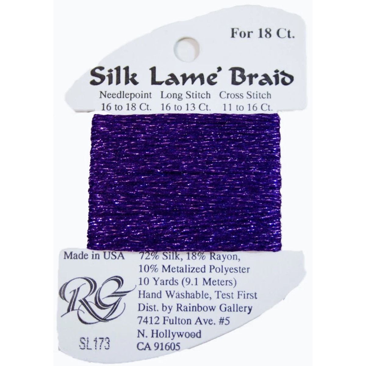Silk Lame 18 - SL173 Pansy