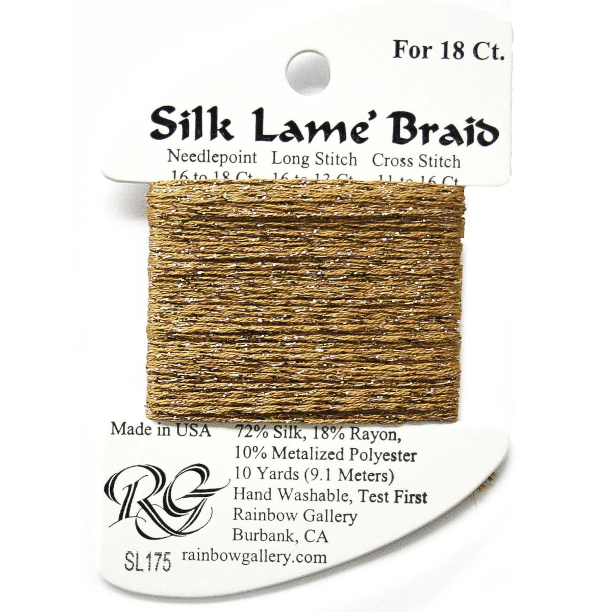 Silk Lame 18 - SL175 Honey Gold