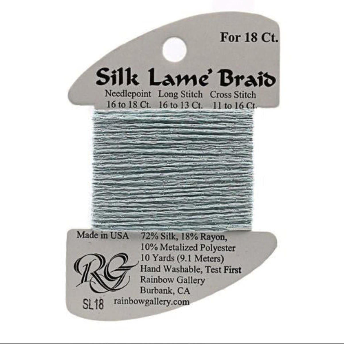 Silk Lame 18 - SL18 Surf Blue
