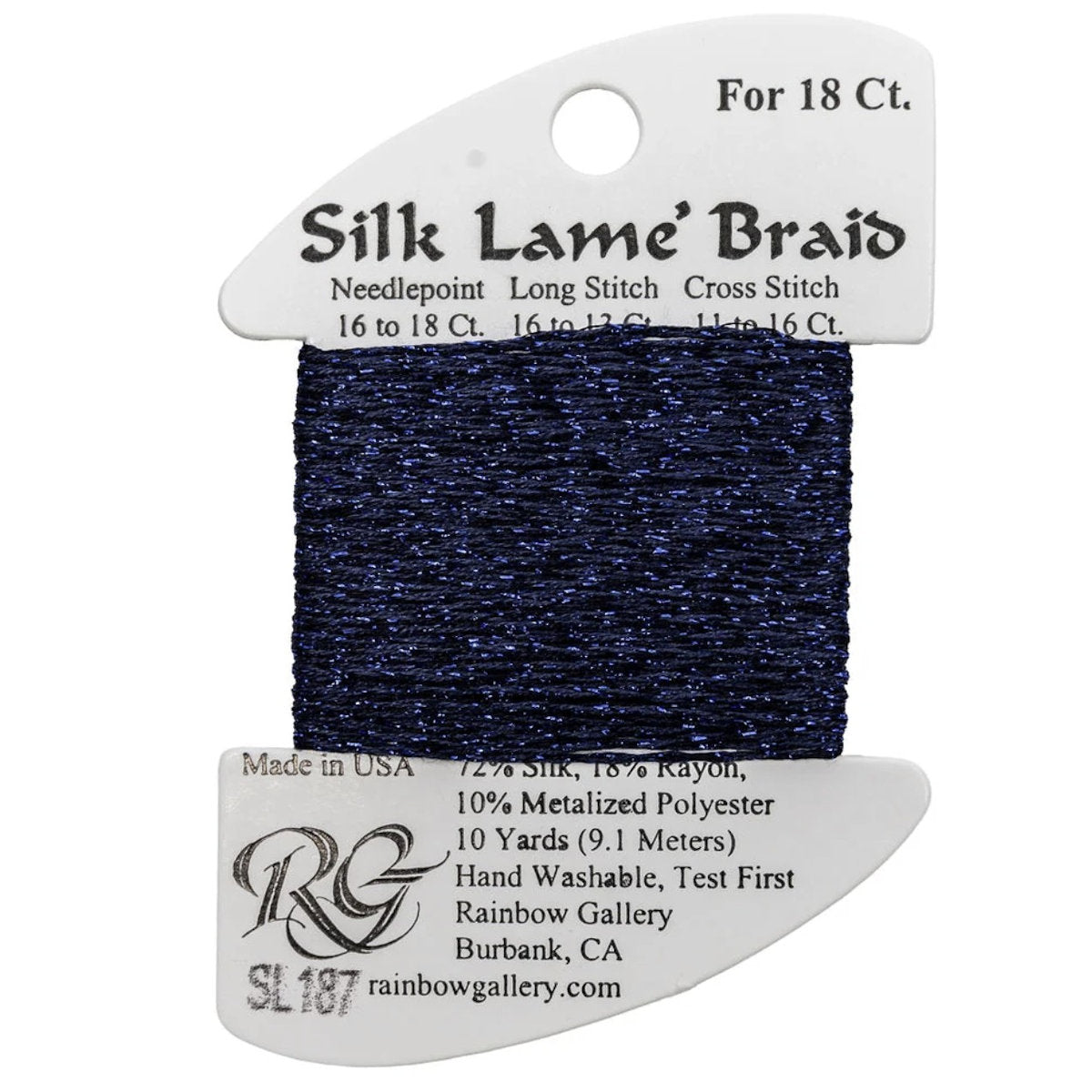 Silk Lame 18 - SL187 Mood Indigo