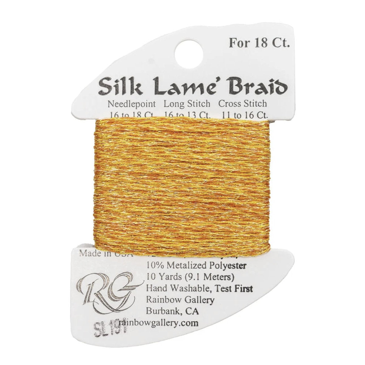 Silk Lame 18 - SL191 Goldenrod