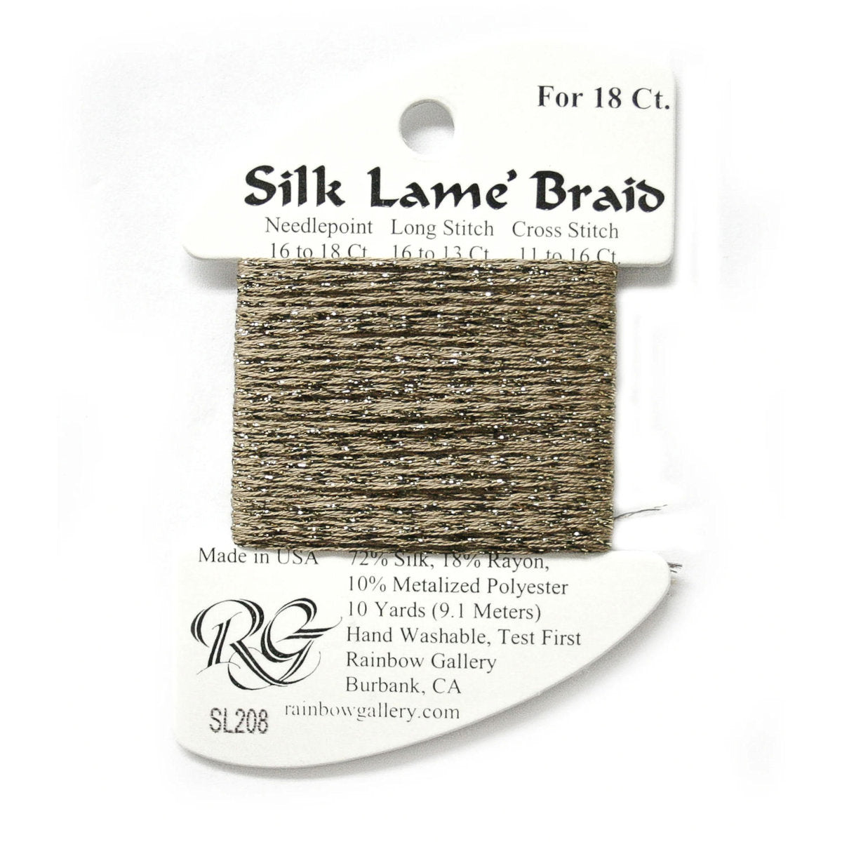 Silk Lame 18 - SL208 Antique Bronze