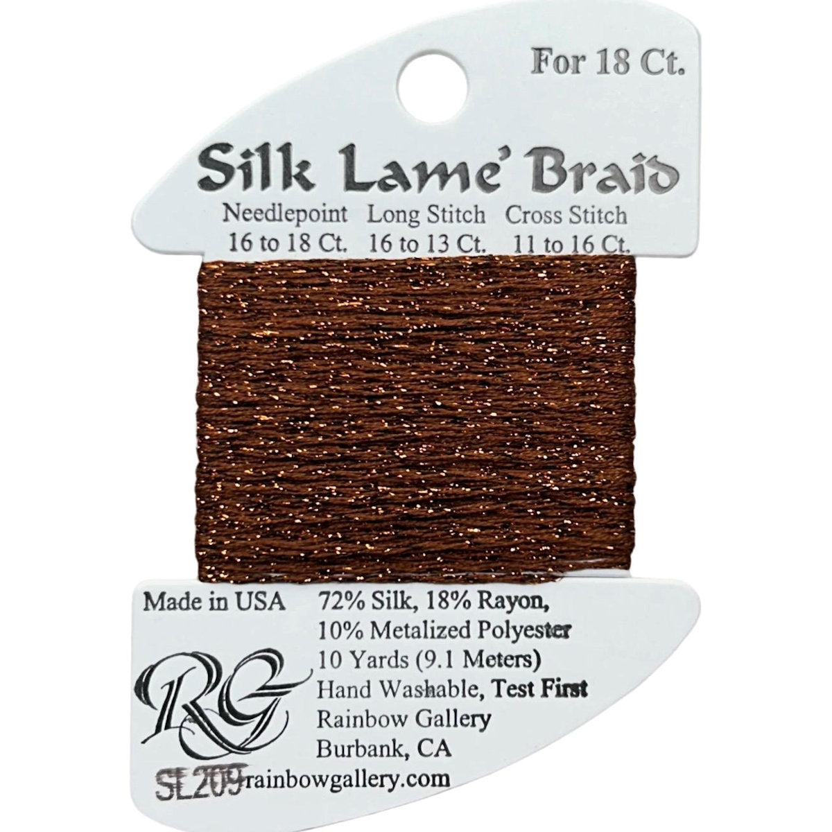 Silk Lame 18 - SL209 Gingerbread