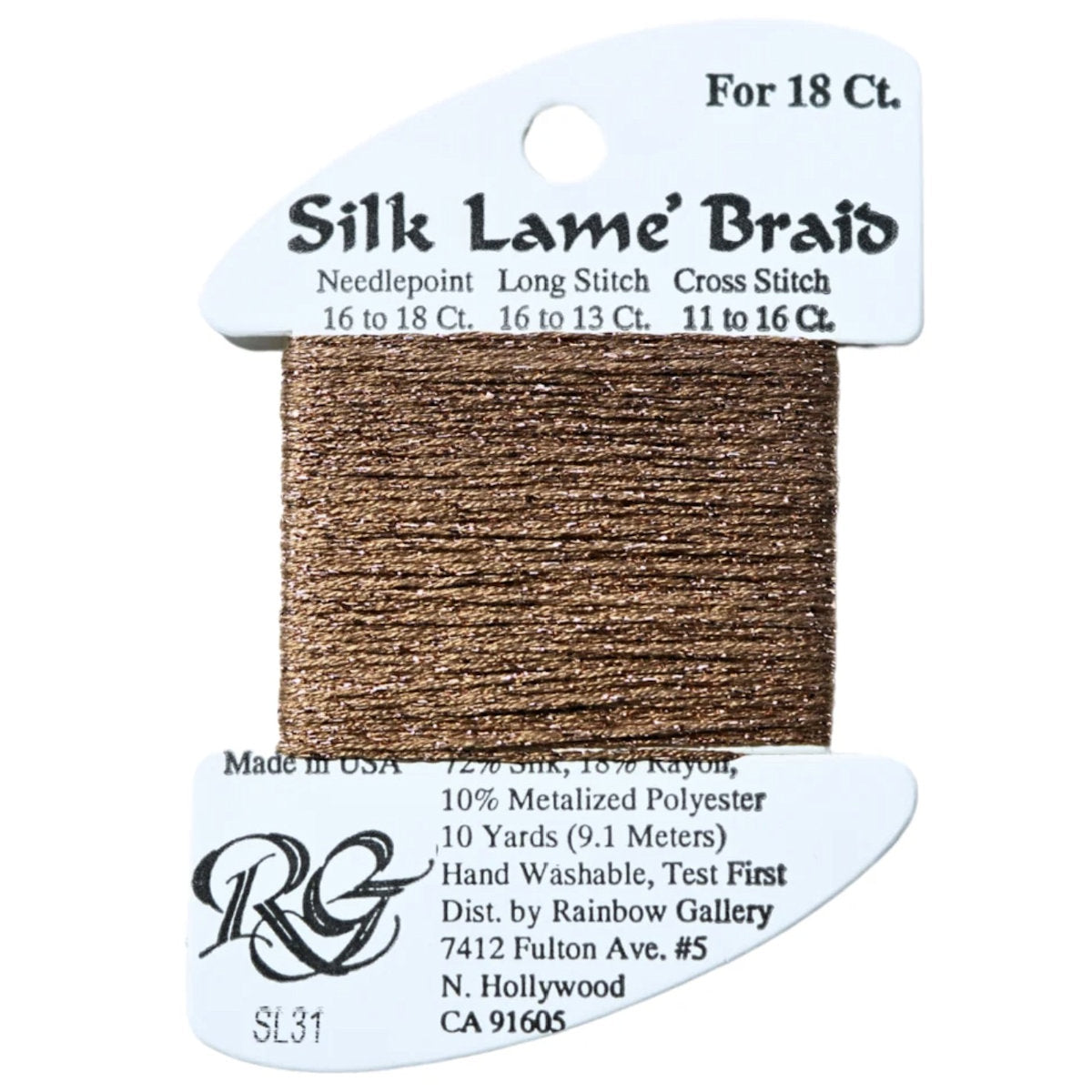 Silk Lame 18 - SL31 Copper