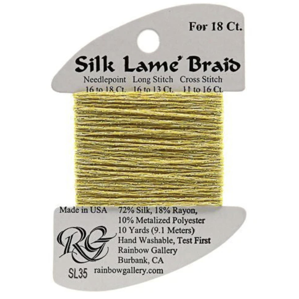 Silk Lame 18 - SL35 Buttercup