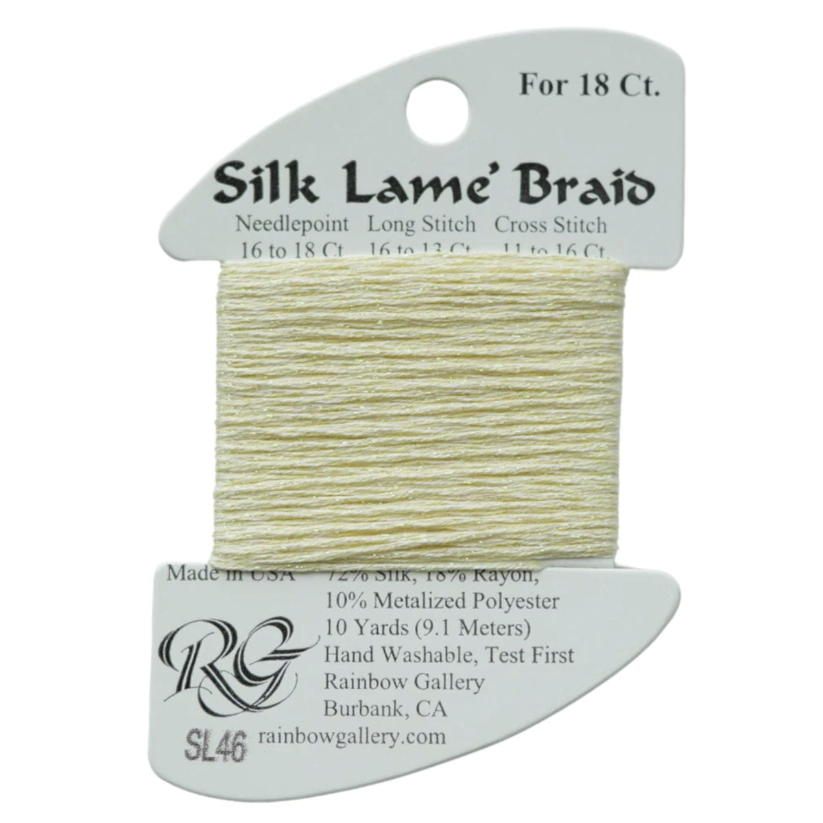 Silk Lame 18 - SL46 Lemon Mist