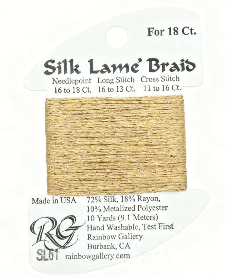 Silk Lame 18 - SL61 Sand Gold