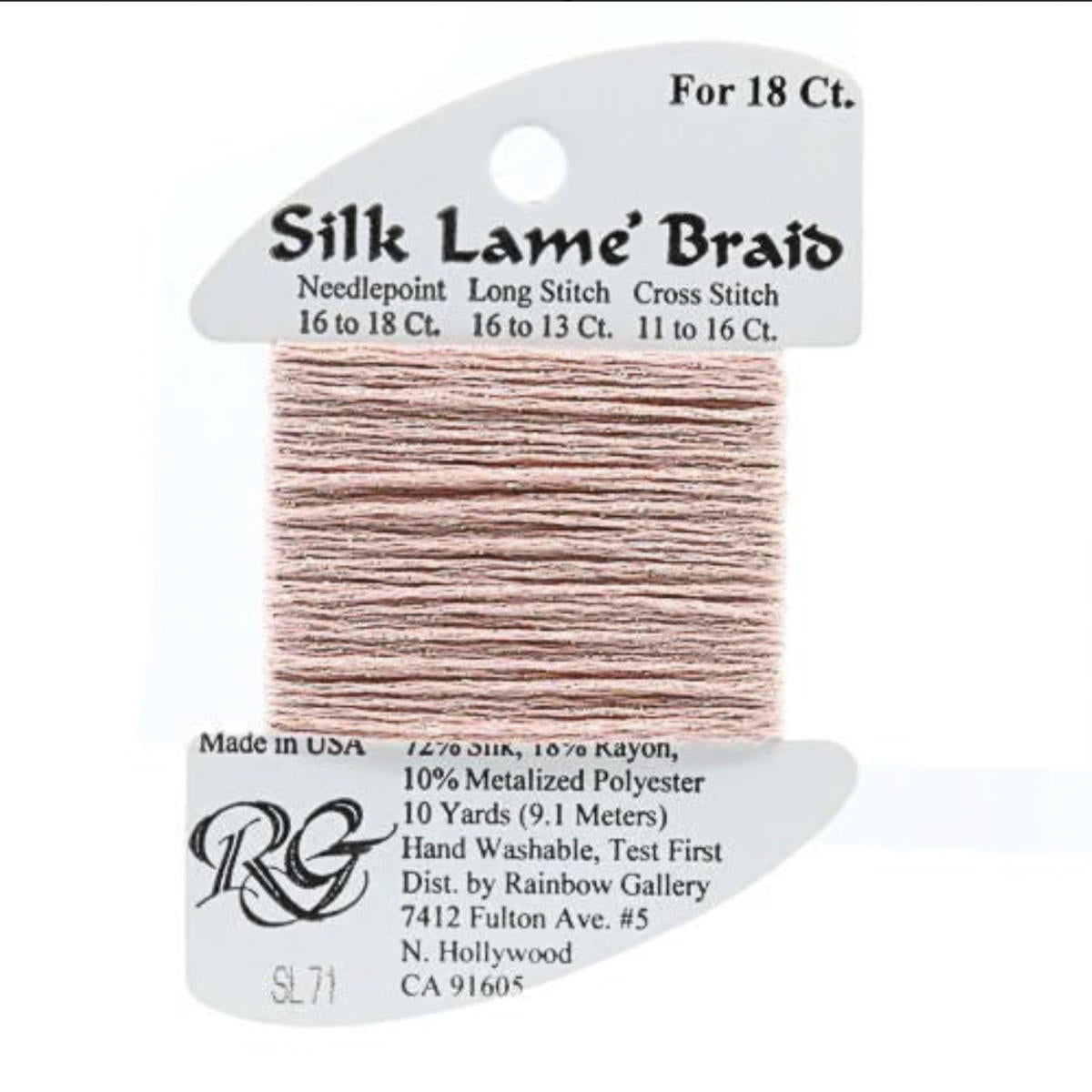 Silk Lame 18 - SL71 Peach