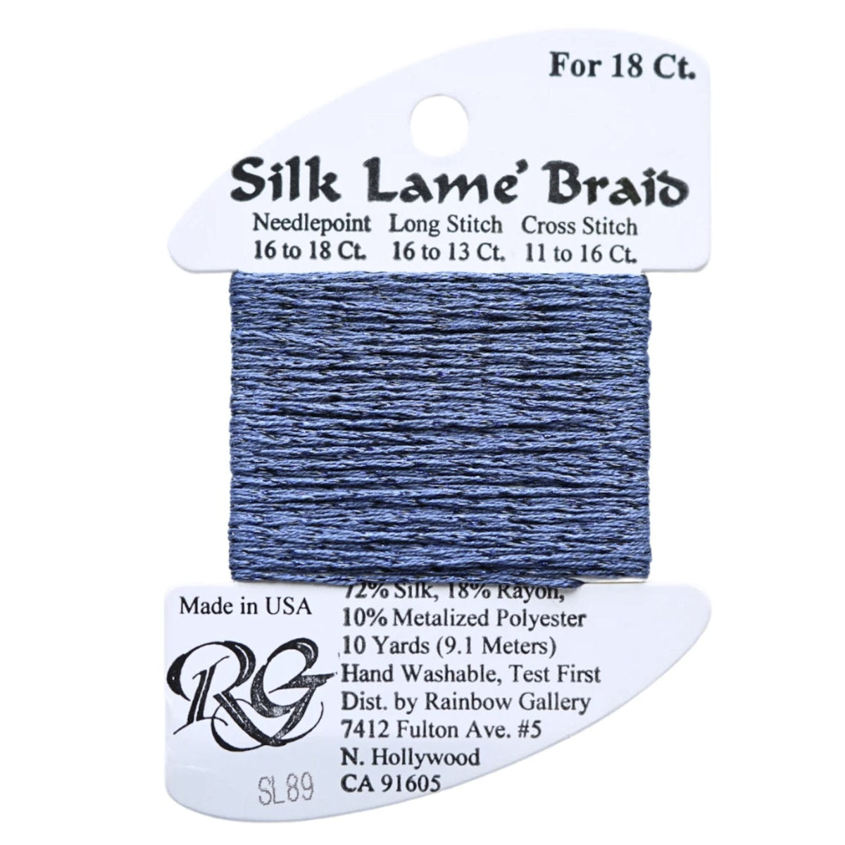 Silk Lame 18 - SL89 Blue Jeans