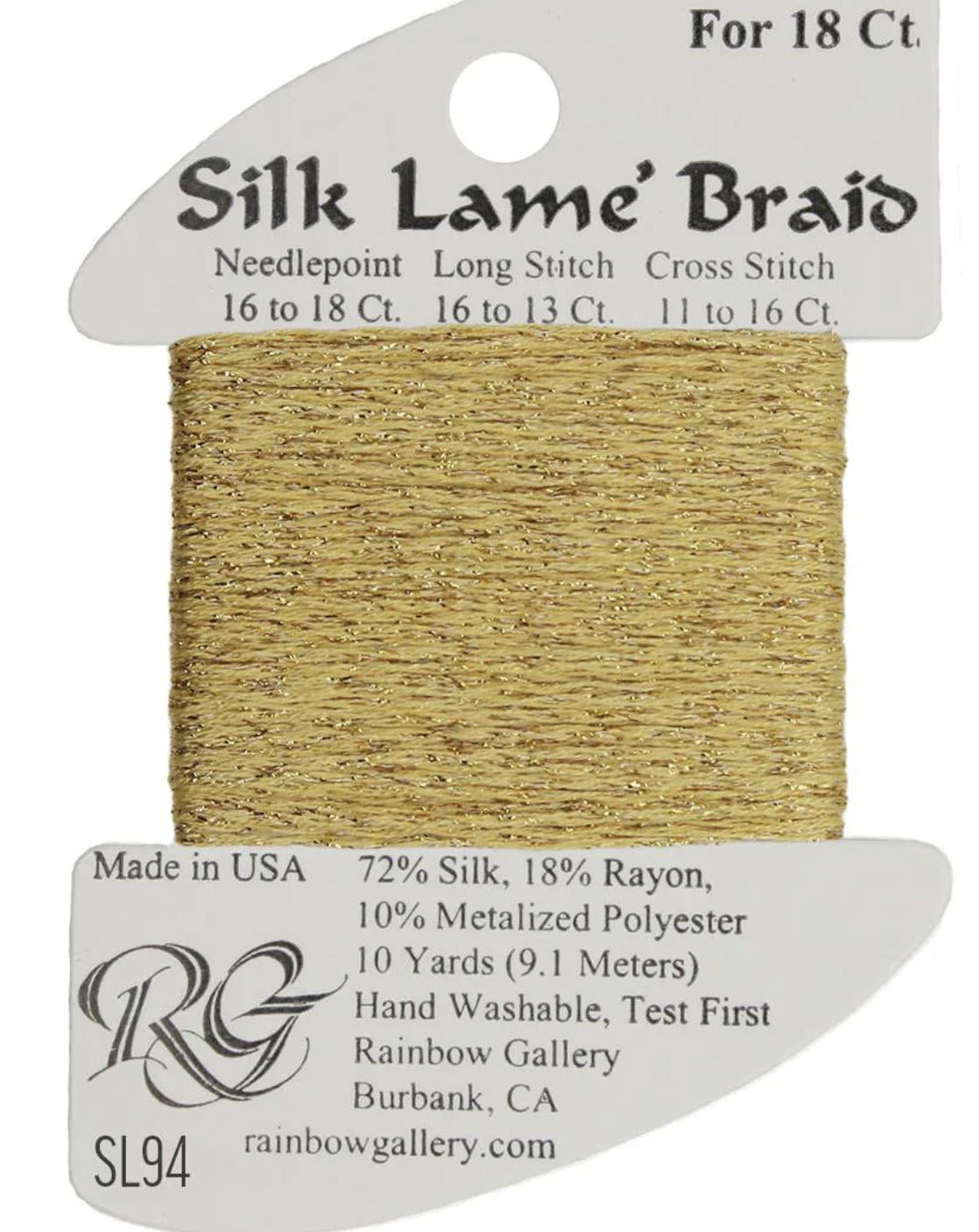 Silk Lame 18 - SL94 True Gold