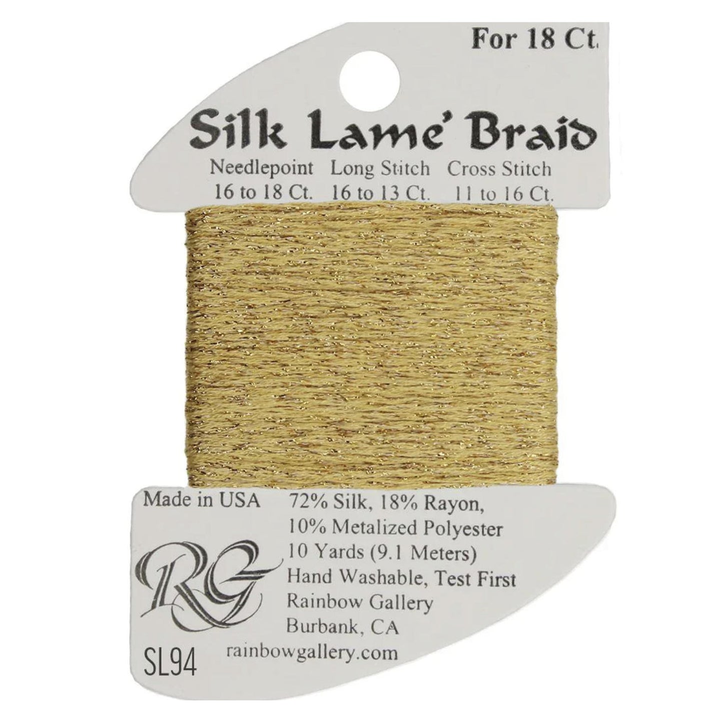 Silk Lame 18 - SL94 True Gold