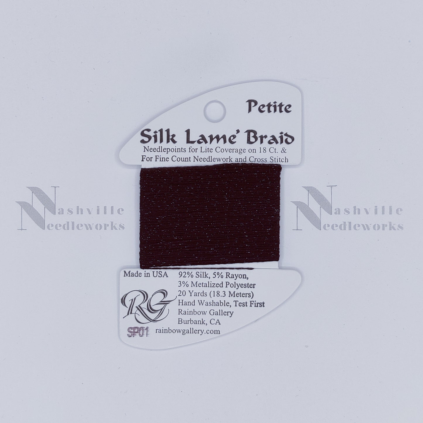 Petite Silk Lame - SP01 Black