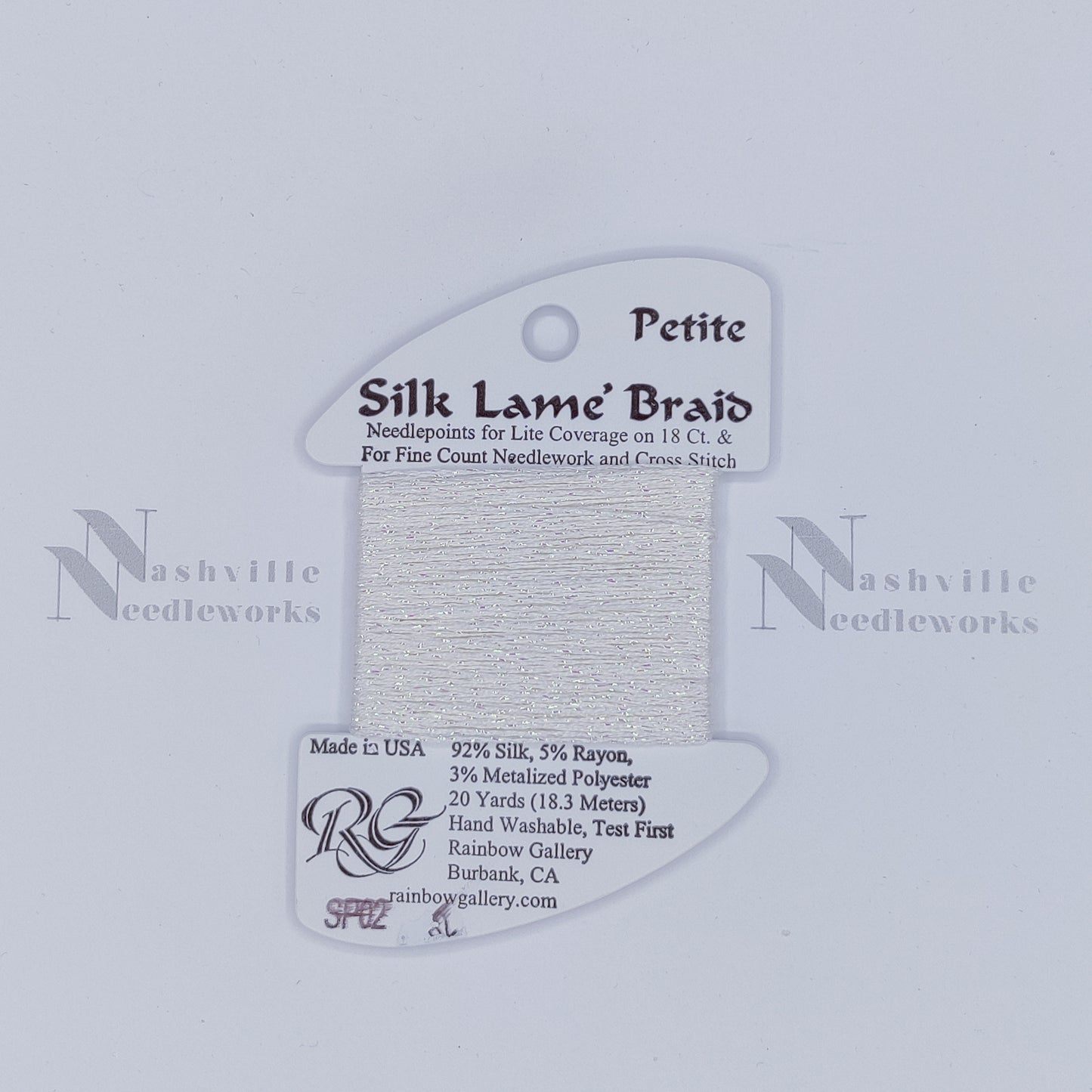 Petite Silk Lame - SP02 White