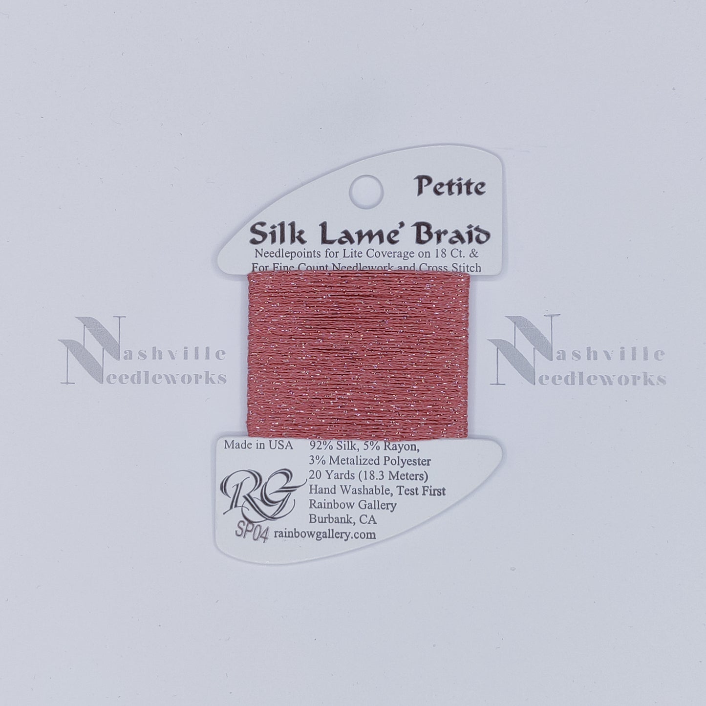 Petite Silk Lame - SP04 Antique Rose