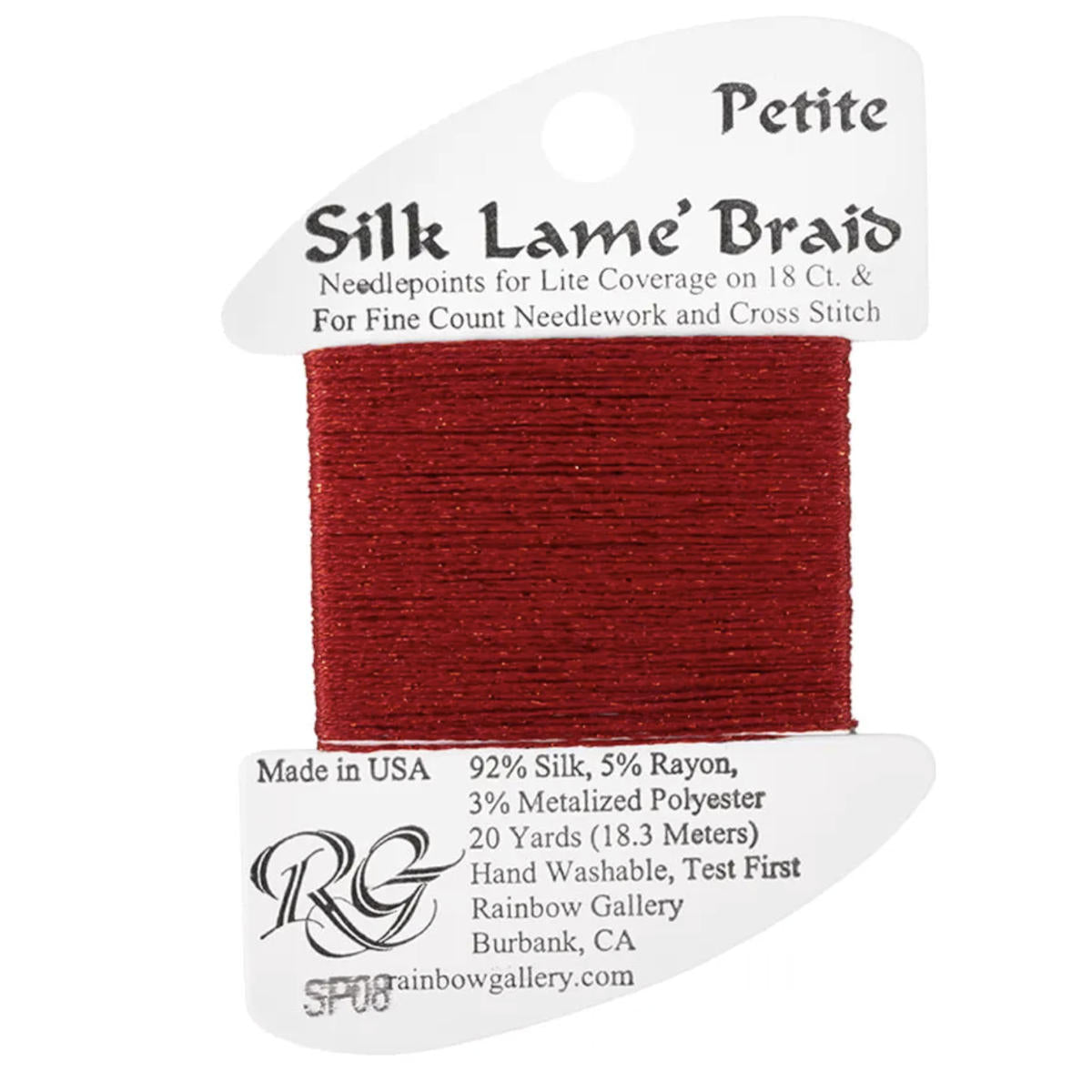 Petite Silk Lame - SP08 Red