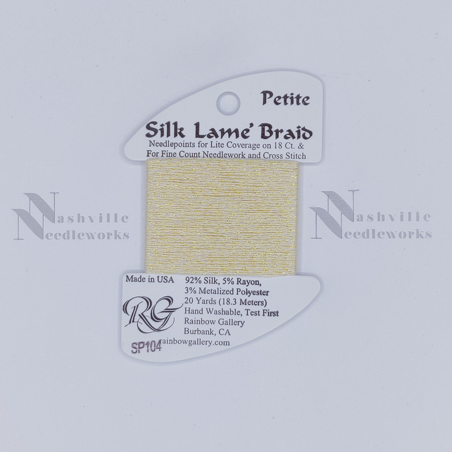 Petite Silk Lame - SP104 Soft Yellow