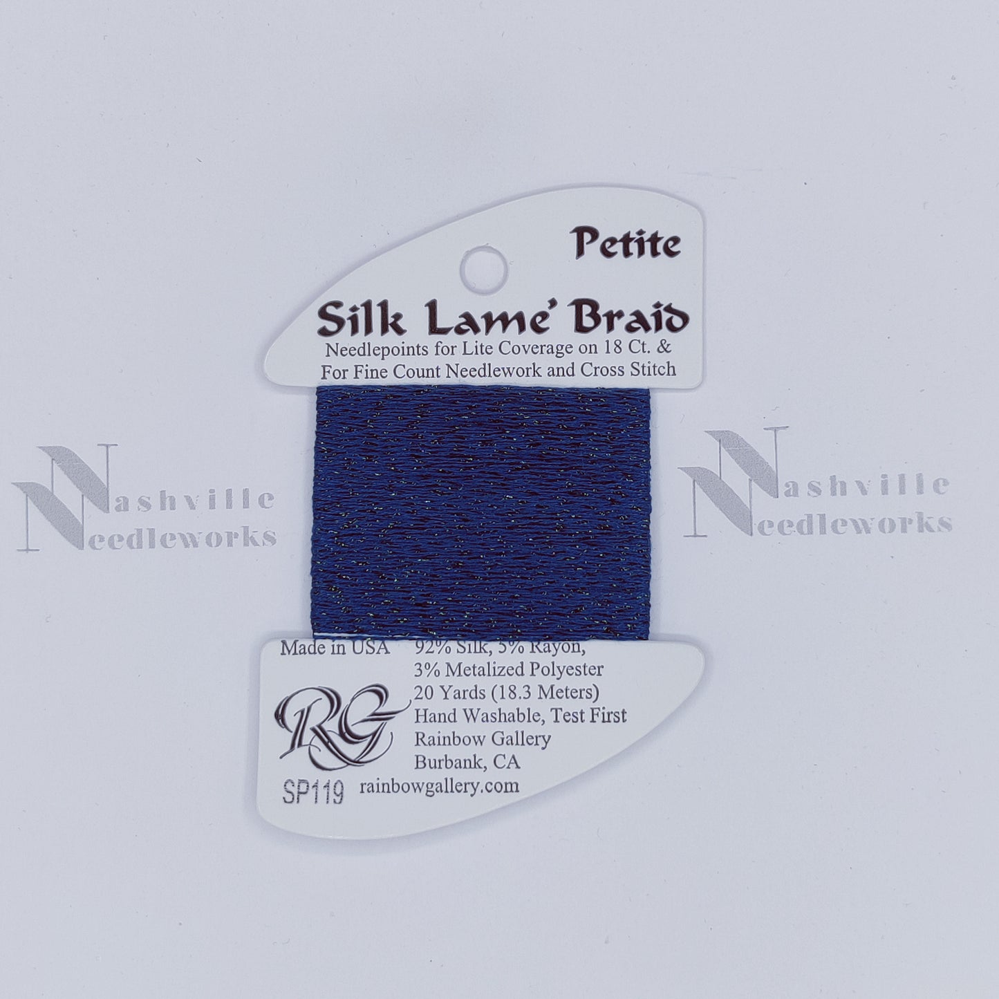 Petite Silk Lame - SP119 Blue Sapphire