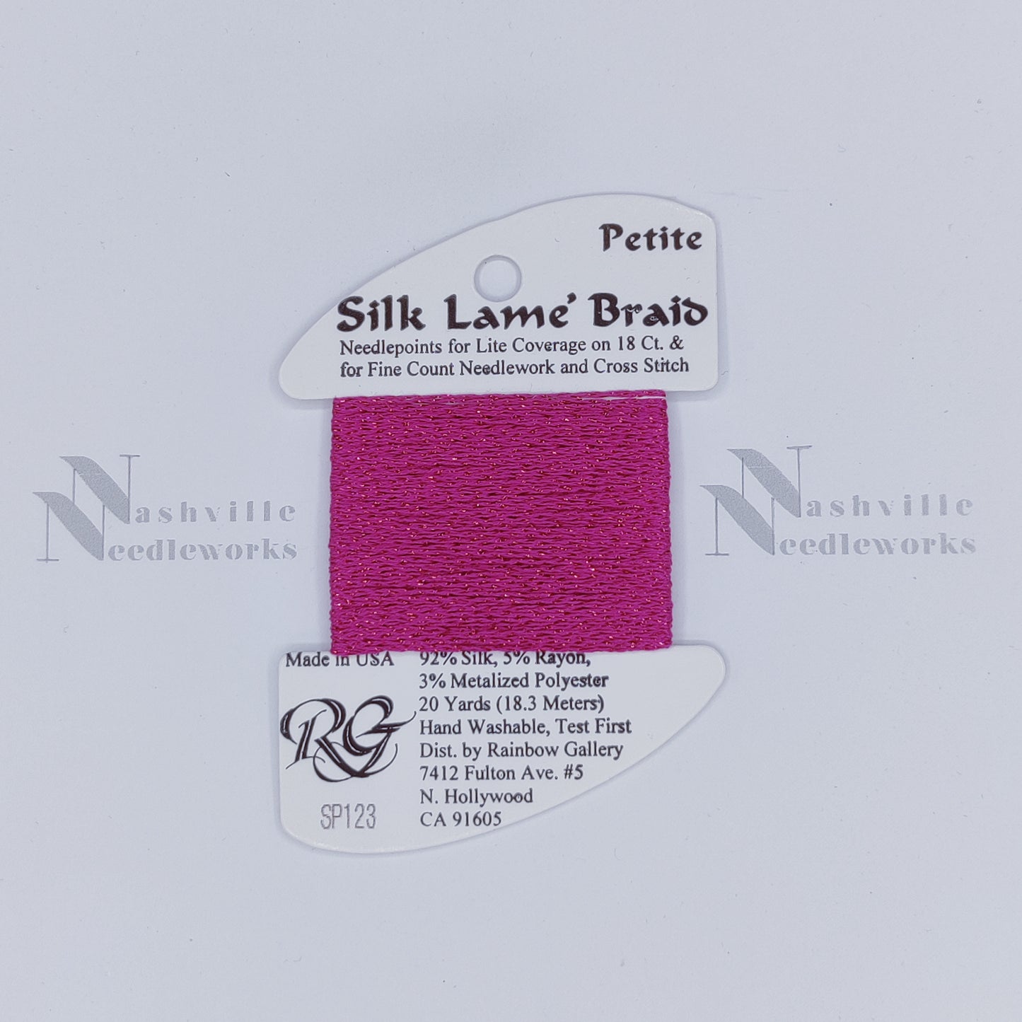 Petite Silk Lame - SP123 Dark Hot Pink