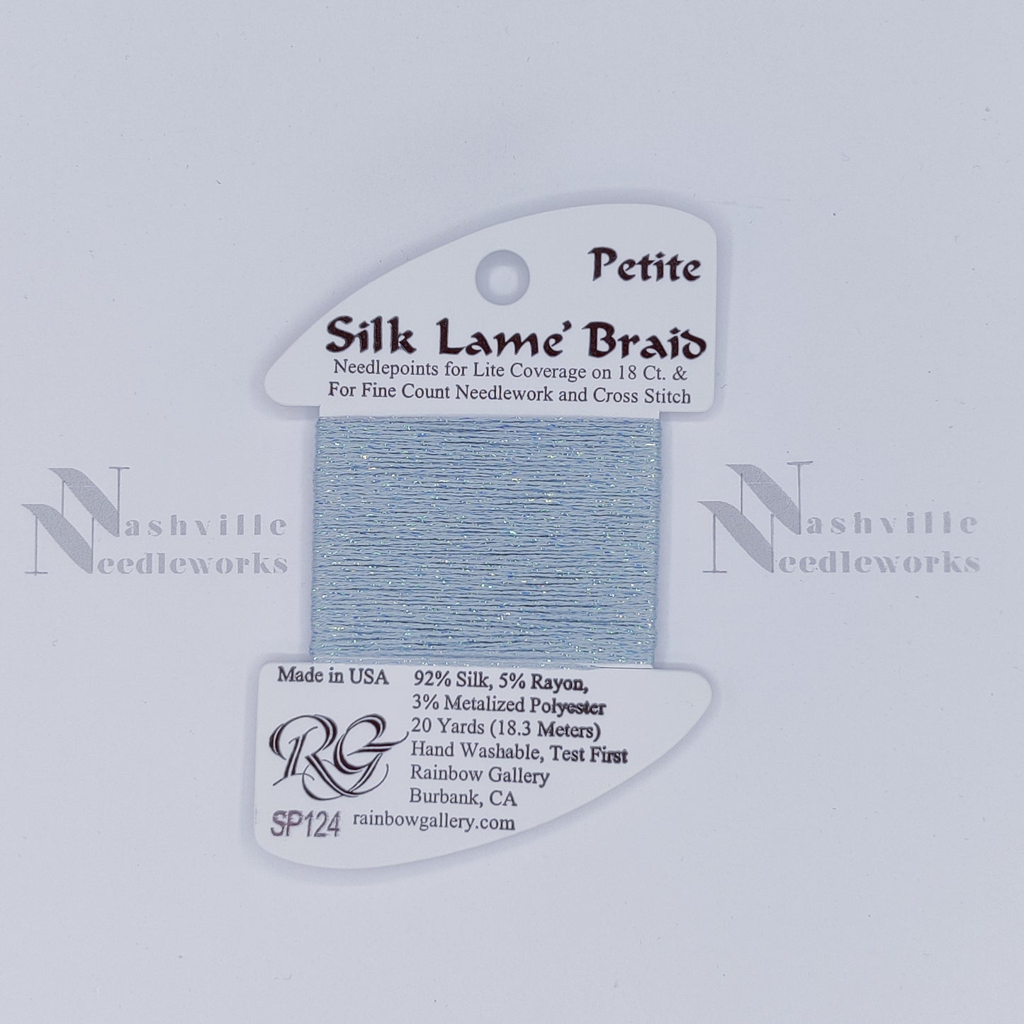 Petite Silk Lame - SP124 Blue Glow