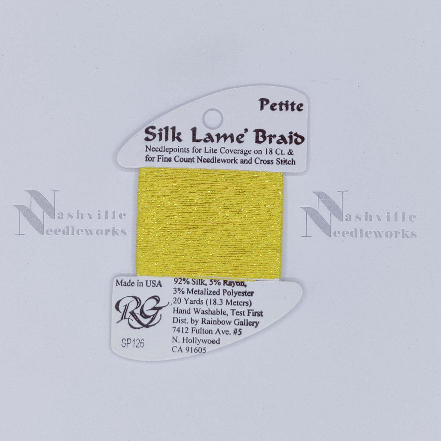 Petite Silk Lame - SP126 Canary Yellow