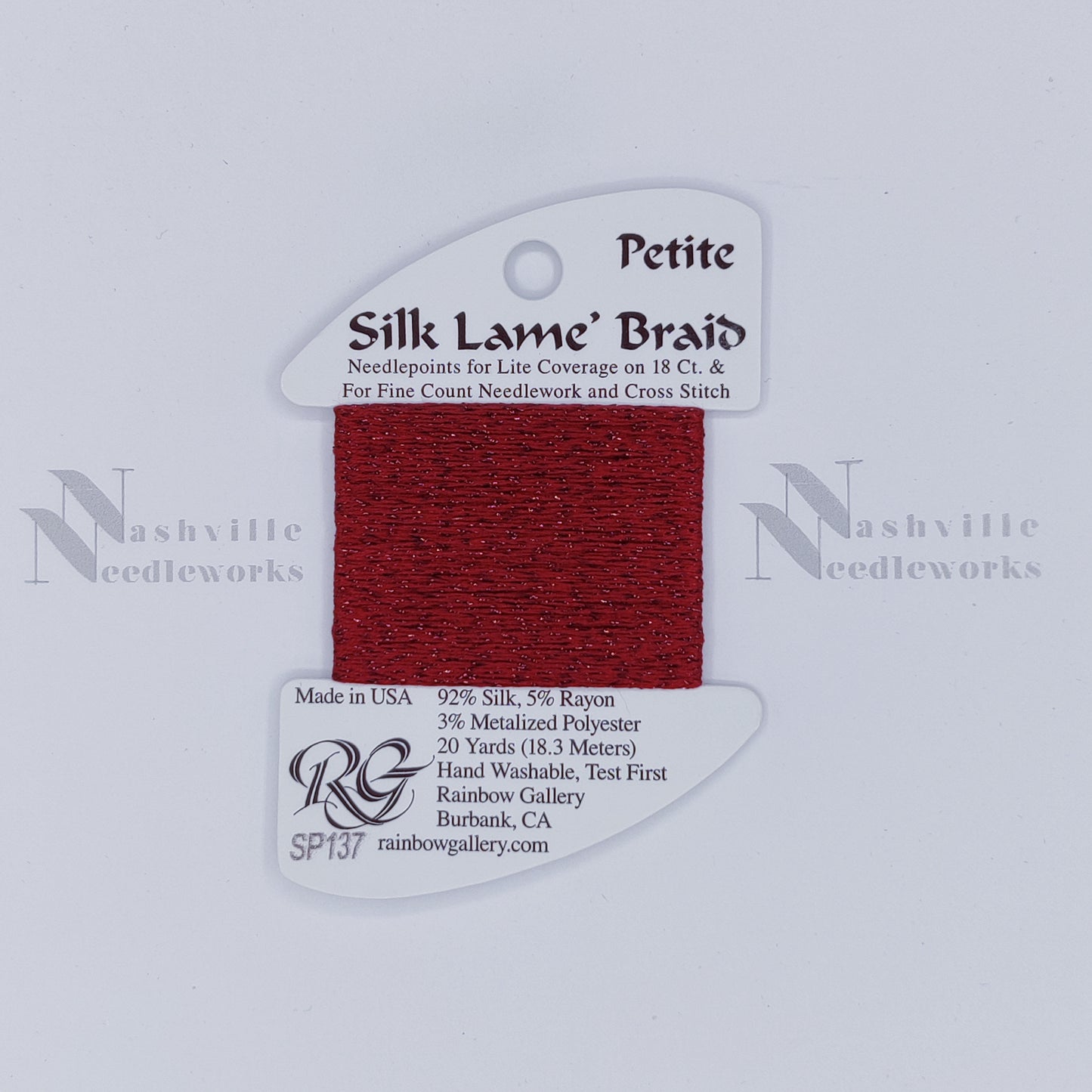 Petite Silk Lame - SP137 Scarlet