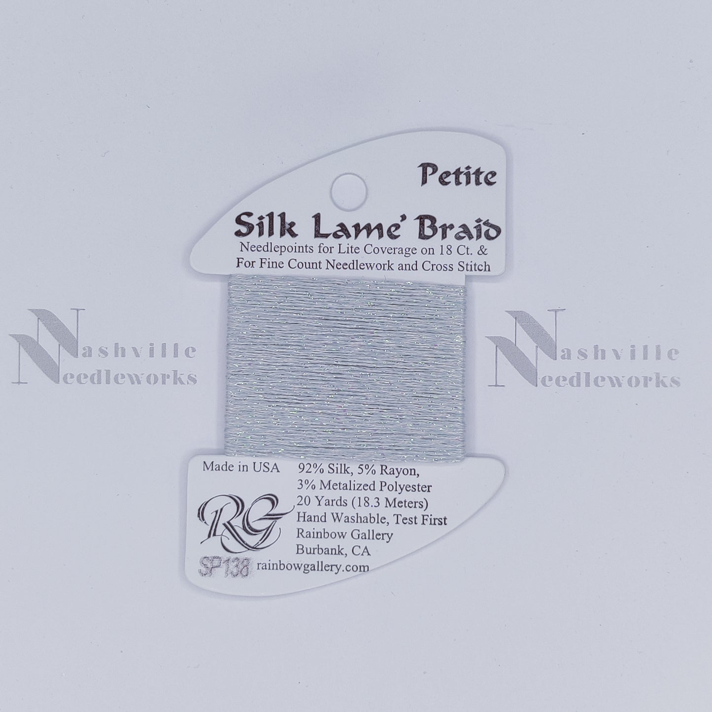 Petite Silk Lame - SP138 Glacier