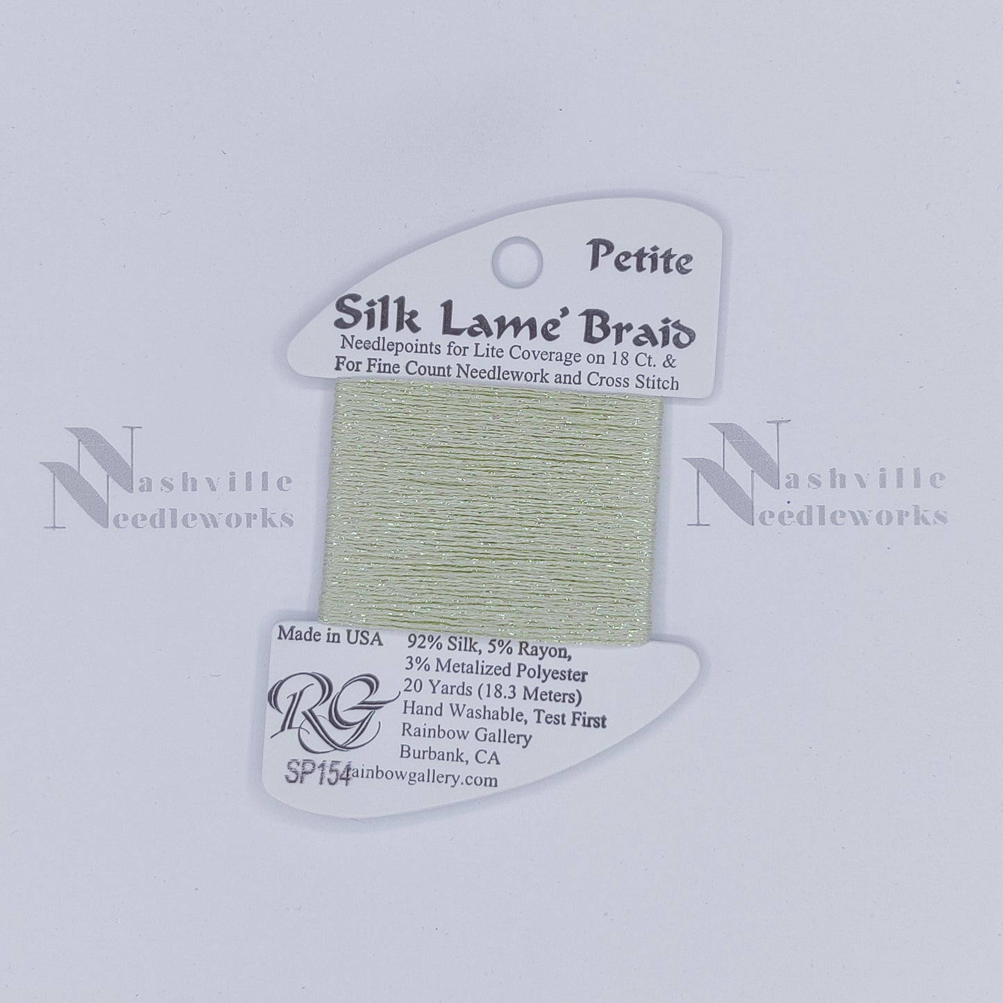 Petite Silk Lame - SP154 Misty Green