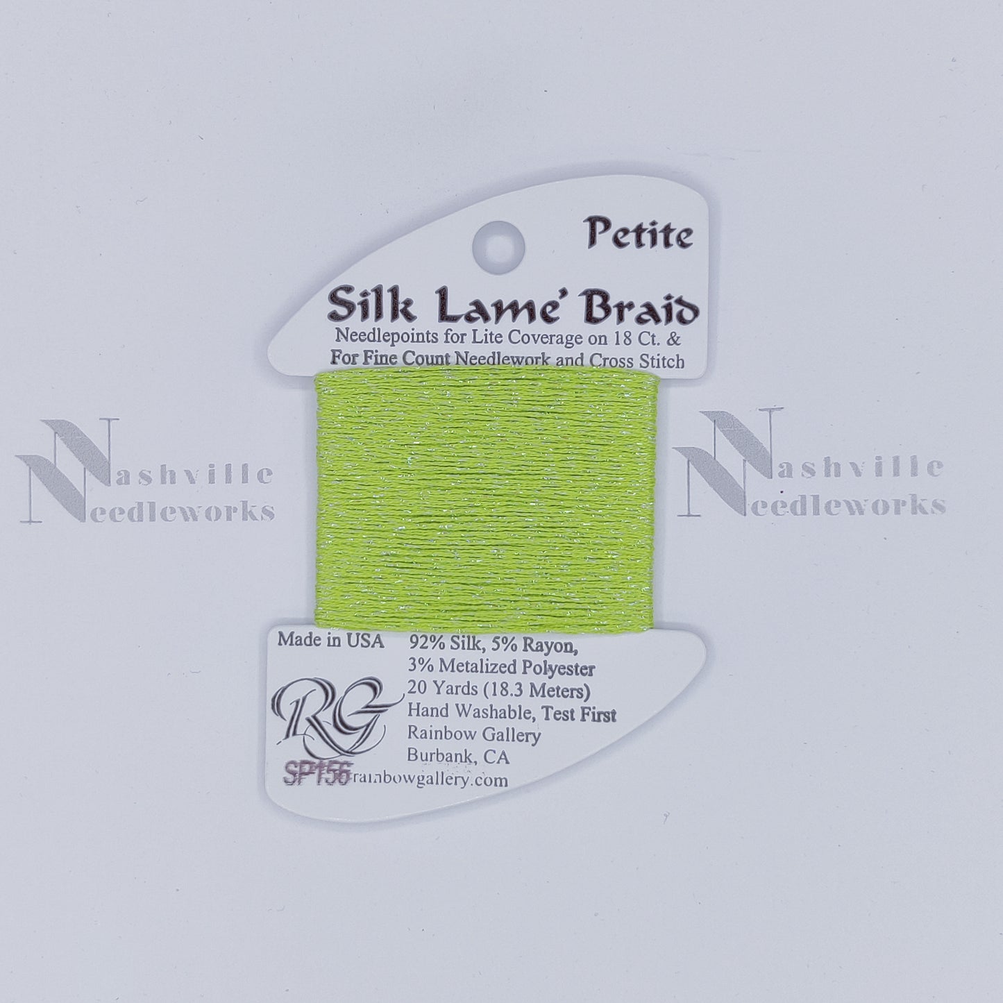 Petite Silk Lame - SP156 Kiwi