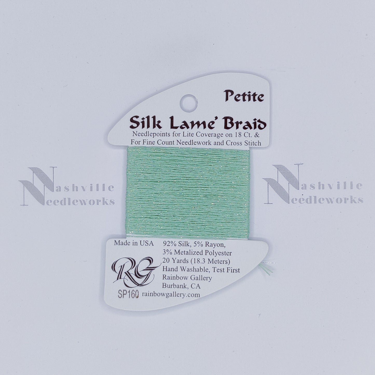 Petite Silk Lame - SP160 Dark Mint