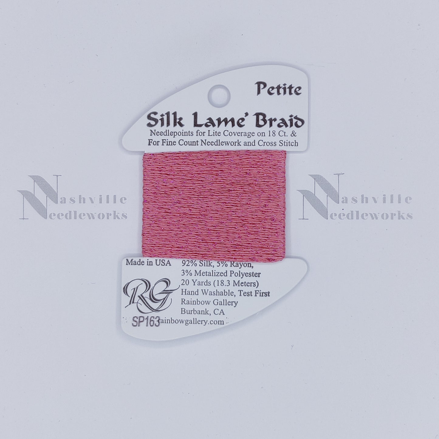 Petite Silk Lame - SP163 Medium Rose