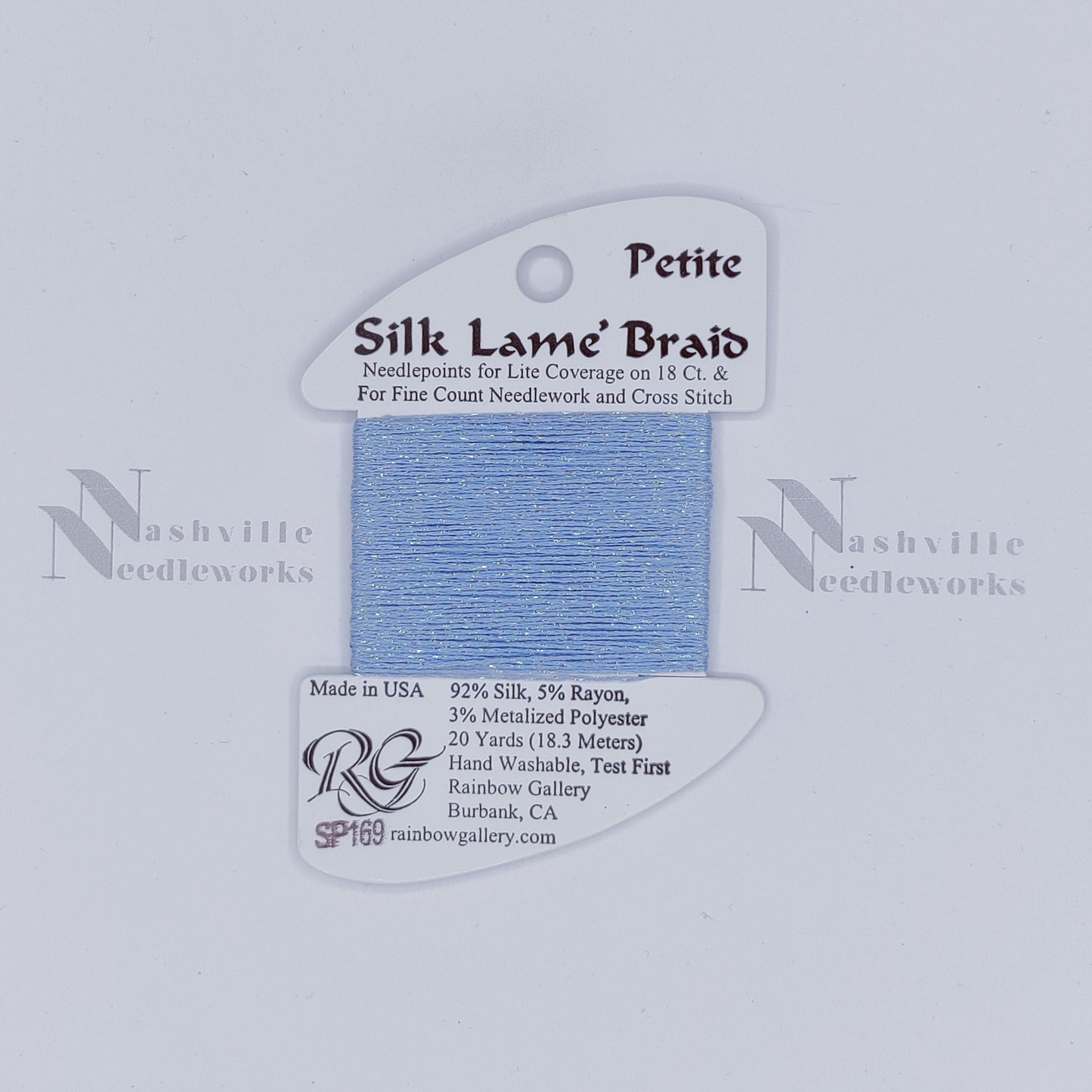 Petite Silk Lame - SP169 Blue Bell