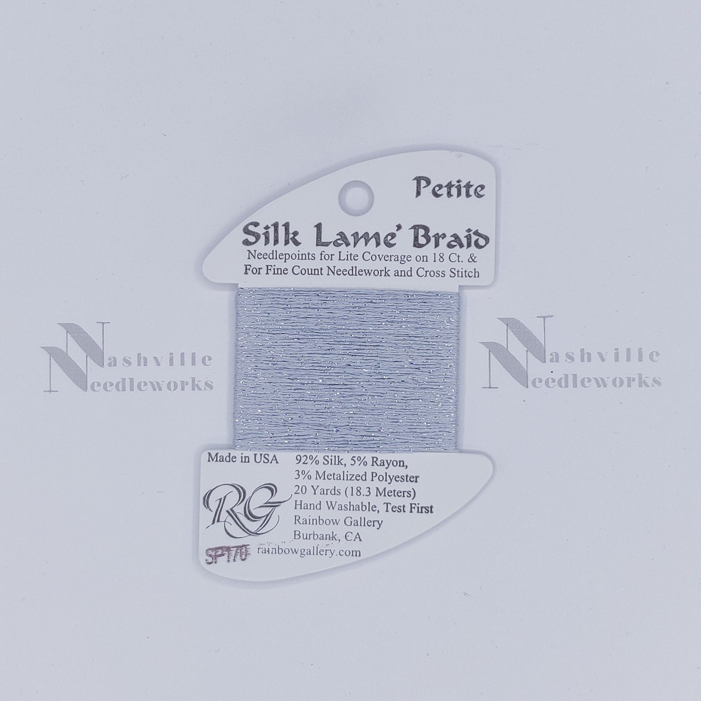 Petite Silk Lame - SP170 Blue Fog