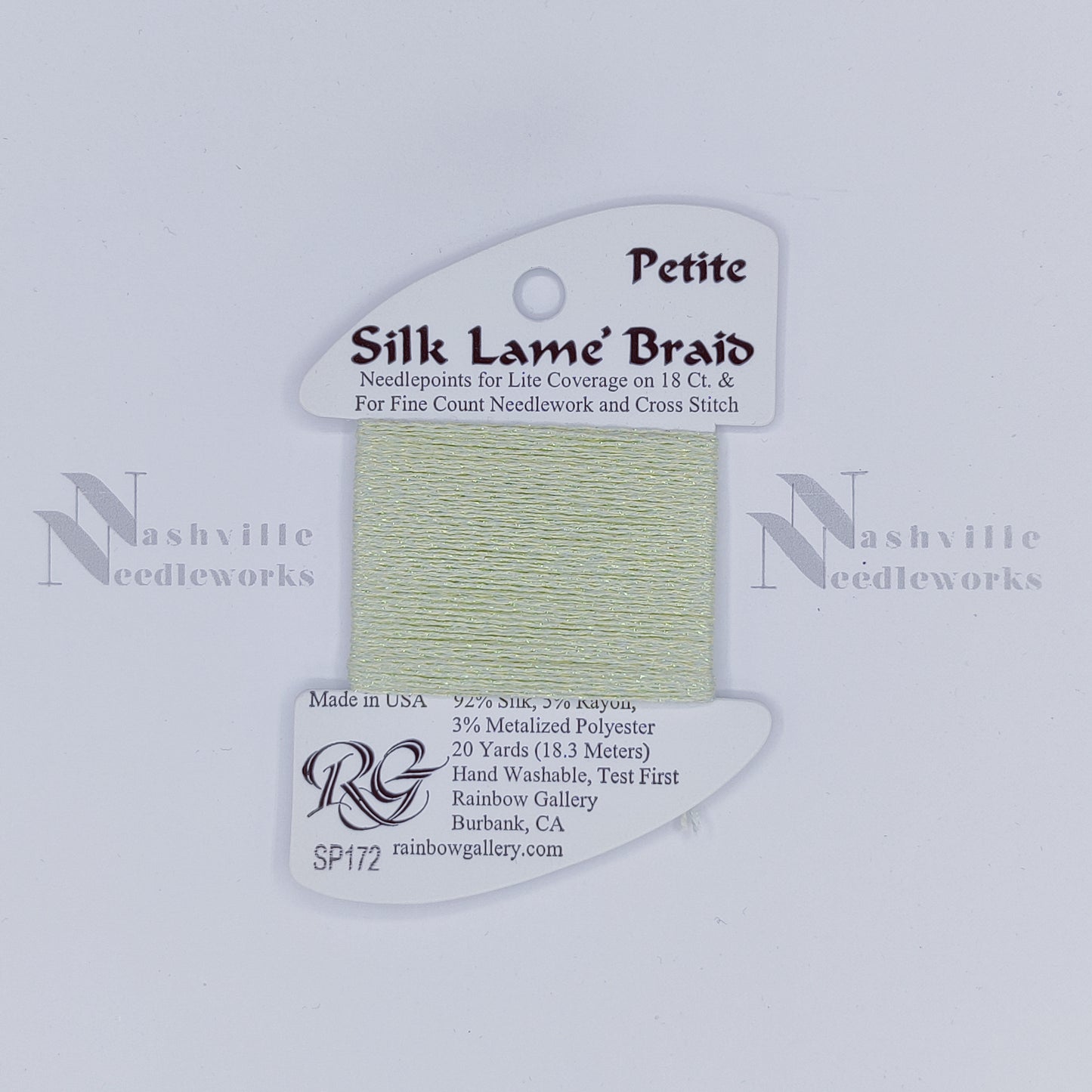 Petite Silk Lame - SP172 Lime Cream