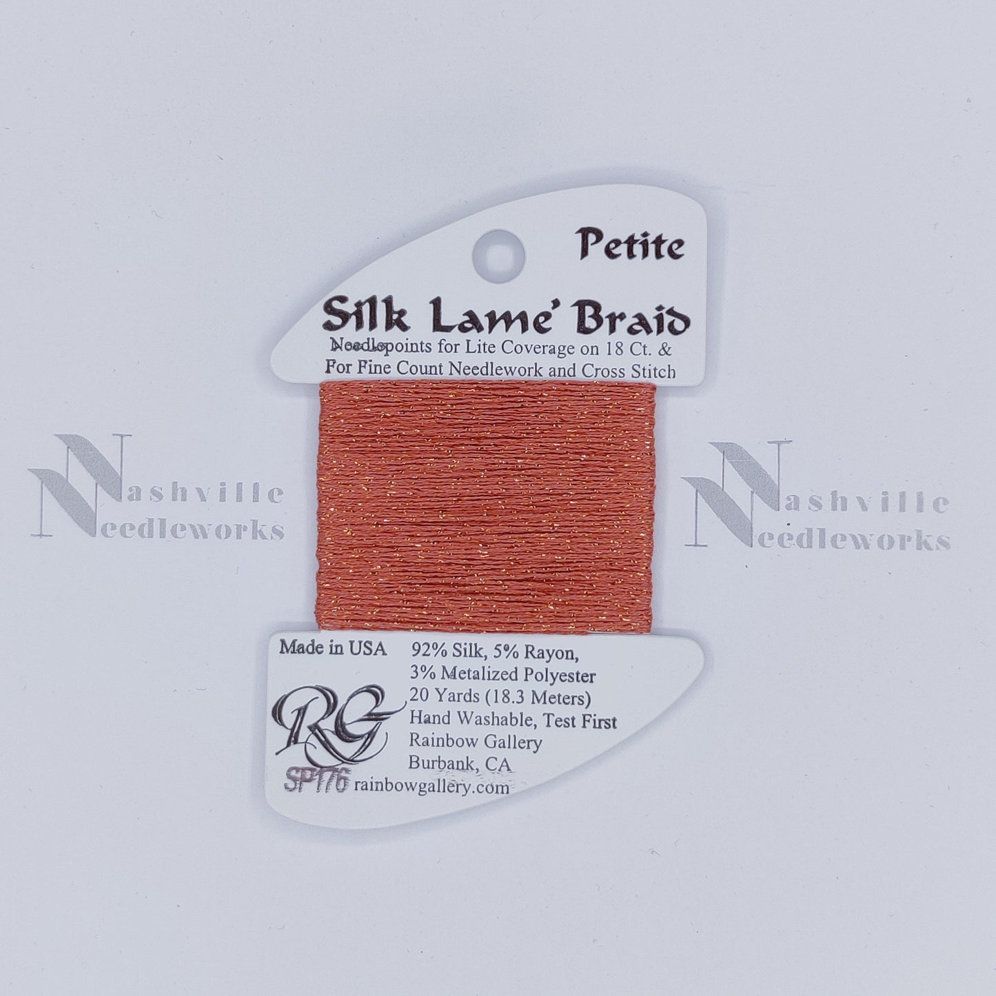 Petite Silk Lame - SP176 Coral