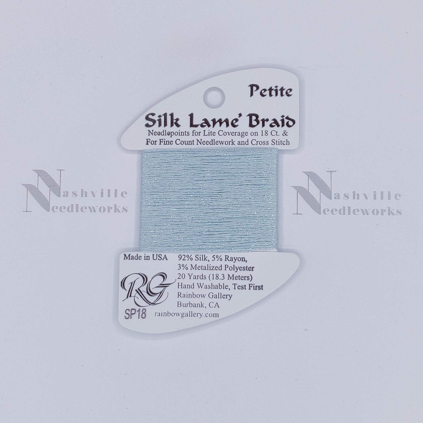 Petite Silk Lame - SP18 Surf Blue