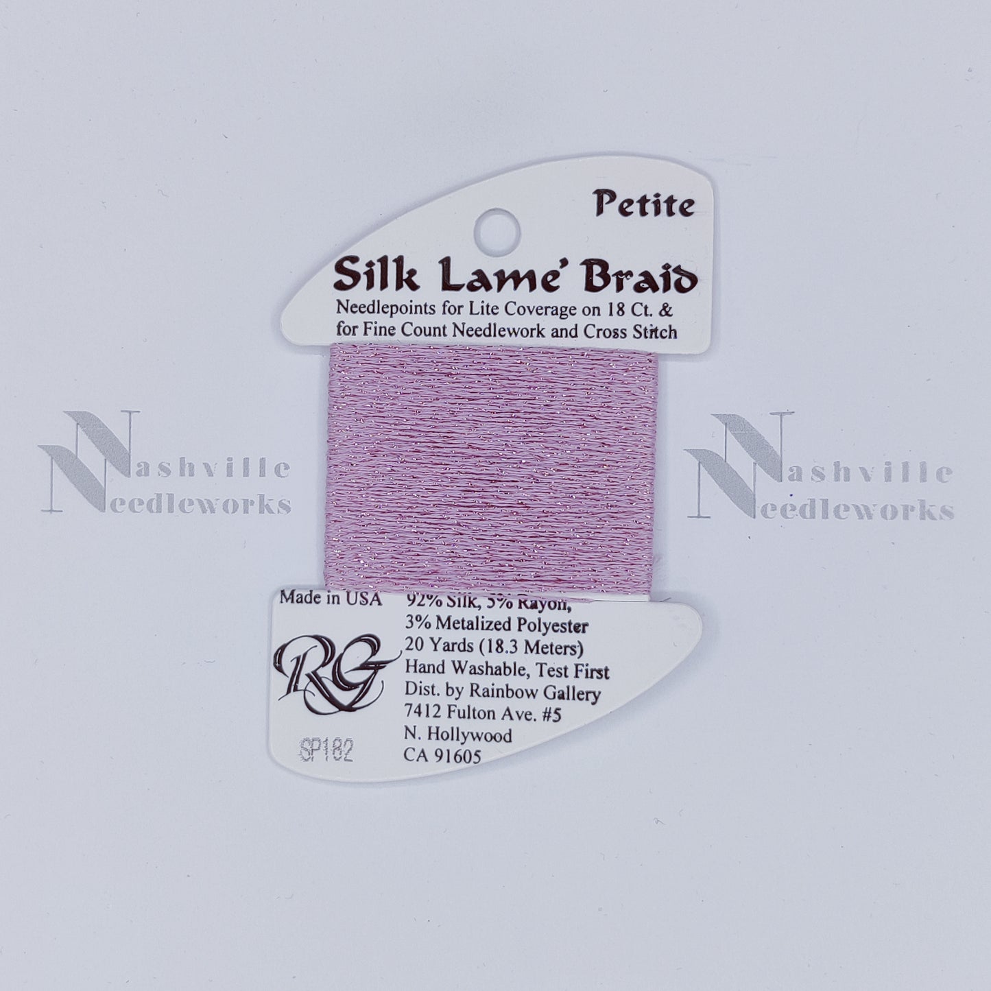 Petite Silk Lame - SP182 Chateau Rose