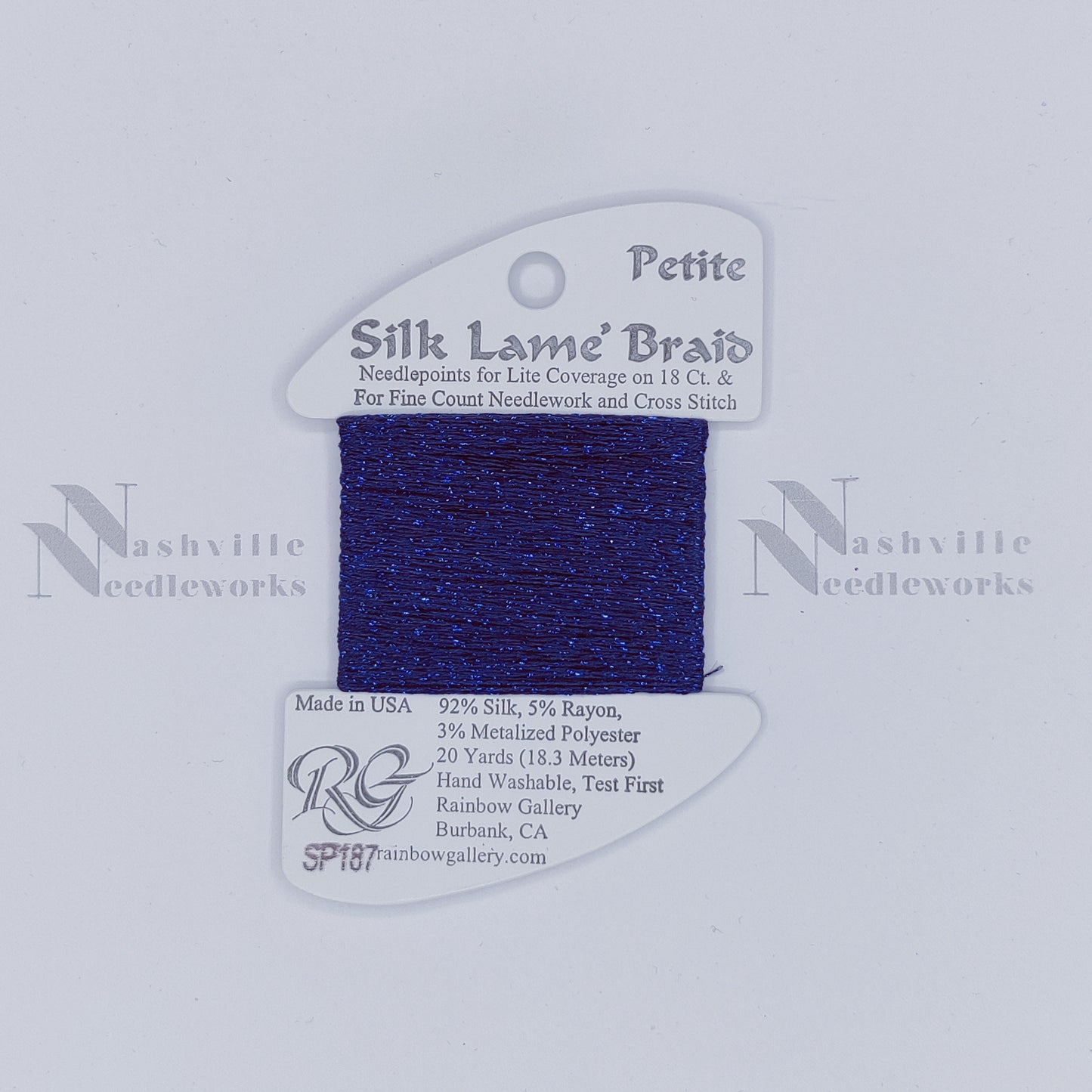 Petite Silk Lame - SP187 Mood Indigo