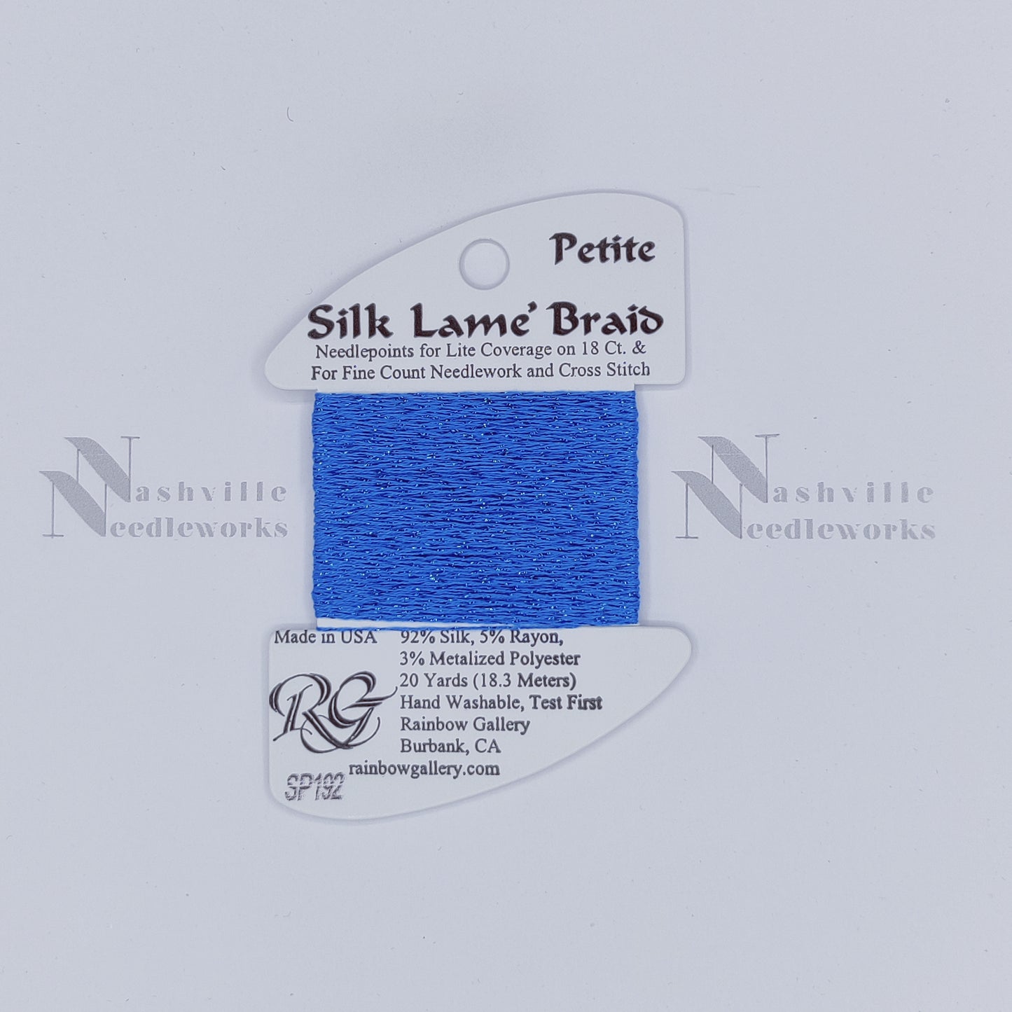 Petite Silk Lame - SP192 Bluebird