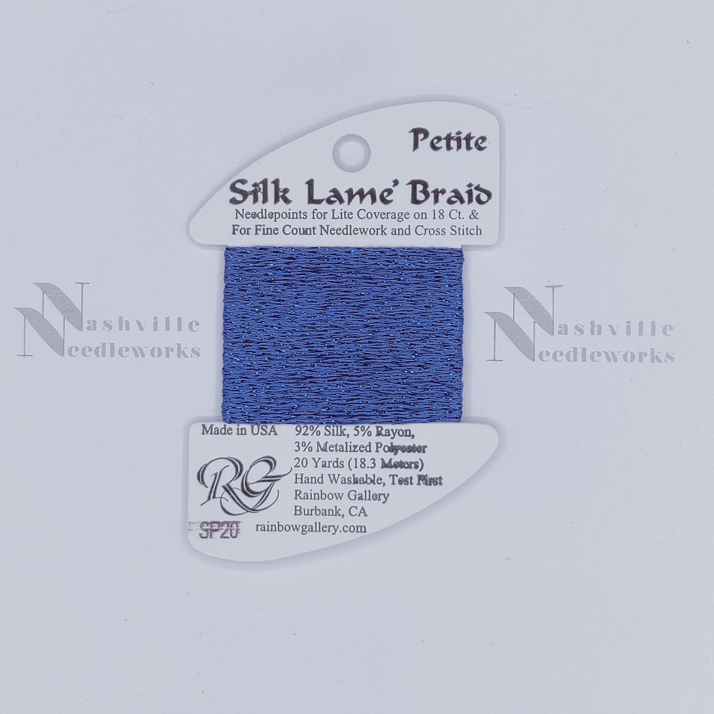 Petite Silk Lame  - SP20 Dark Antique Blue