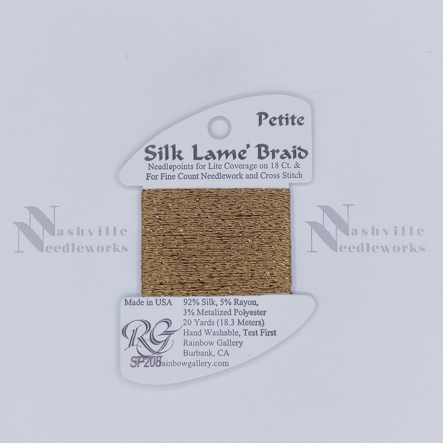 Petite Silk Lame - SP208 Antique Bronze